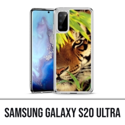 Coque Samsung Galaxy S20 Ultra - Tigre Feuilles