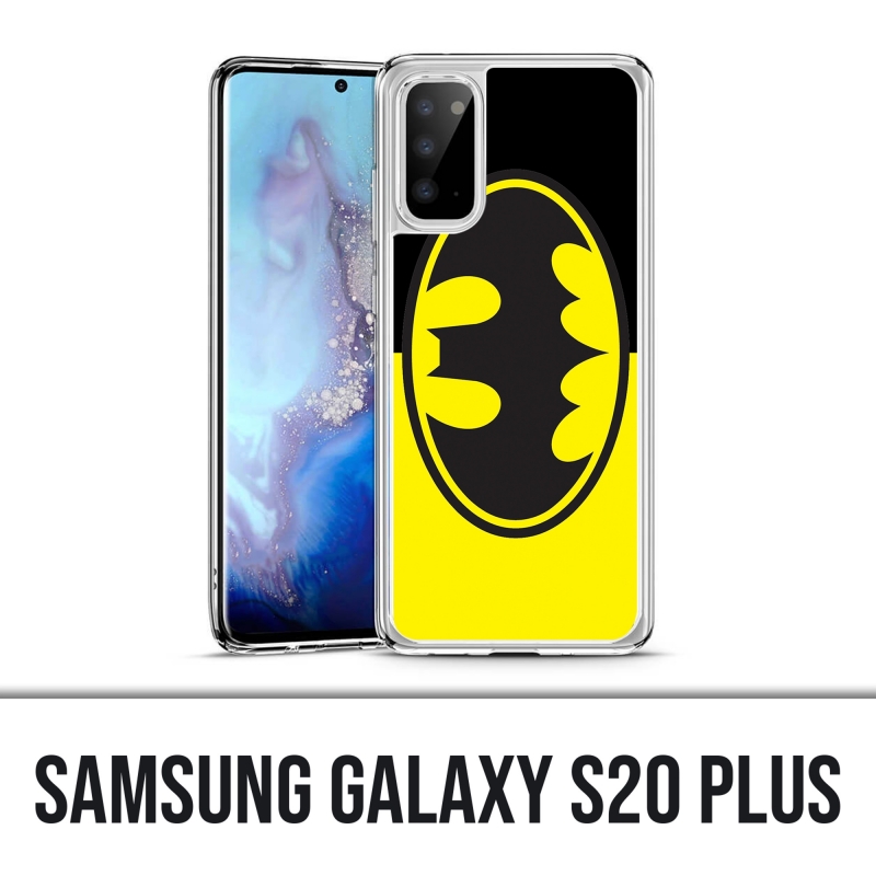 Funda Samsung Galaxy S20 Plus - Batman Logo Classic Amarillo Negro