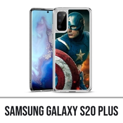 Funda Samsung Galaxy S20 Plus - Captain America Comics Avengers