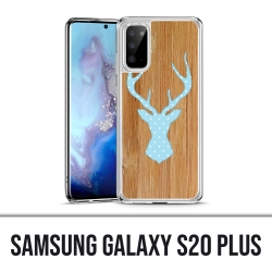 Coque Samsung Galaxy S20 Plus - Cerf Bois Oiseau