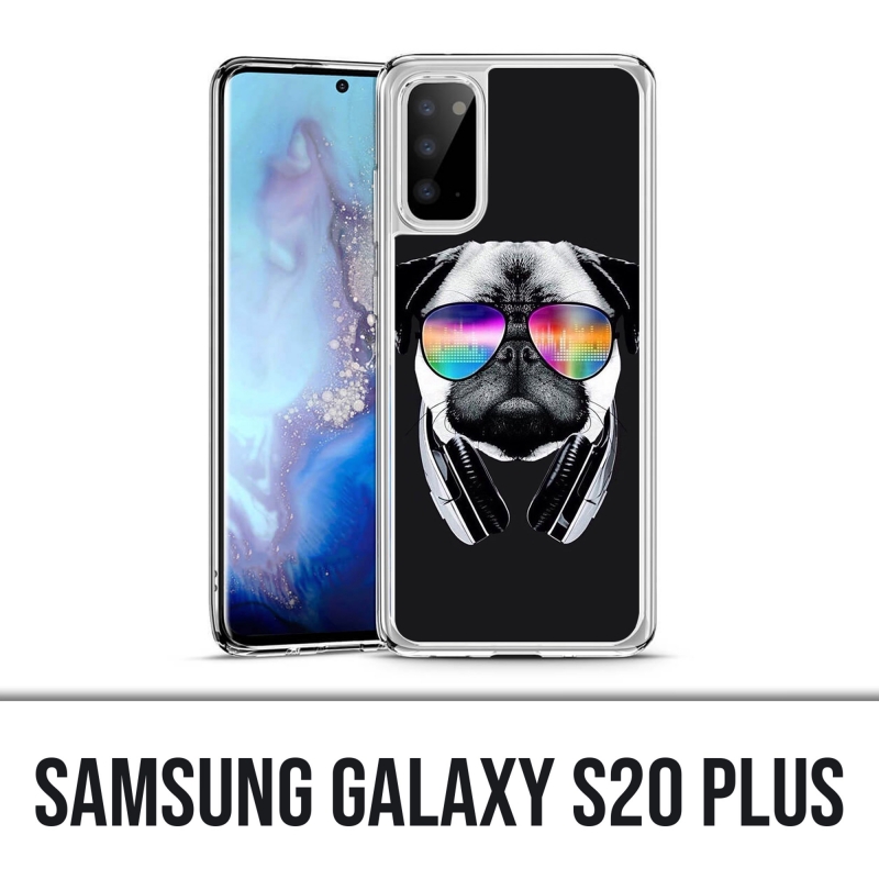 Samsung Galaxy S20 Plus case - Dog Pug Dj