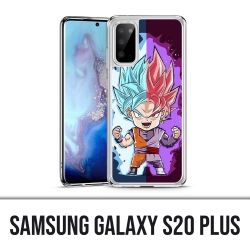 Coque Samsung Galaxy S20 Plus - Dragon Ball Black Goku Cartoon