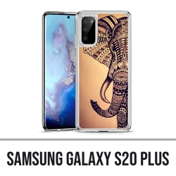 Samsung Galaxy S20 Plus Hülle - Vintage Aztec Elephant