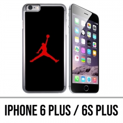 Custodia per iPhone 6 Plus / 6S Plus - Jordan Basketball Logo Nero
