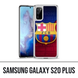 Coque Samsung Galaxy S20 Plus - Football Fc Barcelone Logo