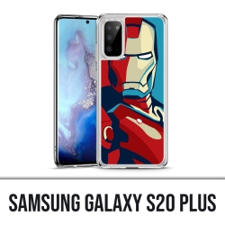 Samsung Galaxy S20 Plus Hülle - Iron Man Design Poster