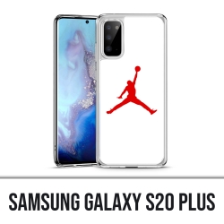 Coque Samsung Galaxy S20 Plus - Jordan Basketball Logo Blanc
