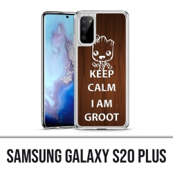 Samsung Galaxy S20 Plus case - Keep Calm Groot