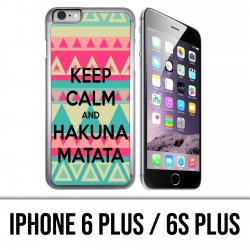 Funda para iPhone 6 Plus / 6S Plus - Mantenga la calma Hakuna Mattata