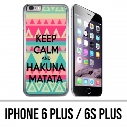 Funda para iPhone 6 Plus / 6S Plus - Mantenga la calma Hakuna Mattata