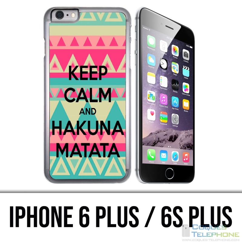 Funda para iPhone 6 Plus / 6S Plus - Mantenga la calma Hakuna Mattata