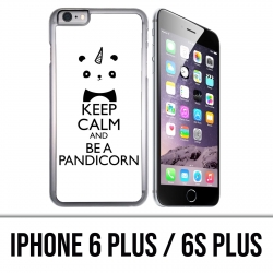 Custodia per iPhone 6 Plus / 6S Plus - Mantieni la calma Pandicorn Panda Unicorn