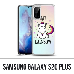 Samsung Galaxy S20 Plus Hülle - Einhorn Ich rieche Raimbow