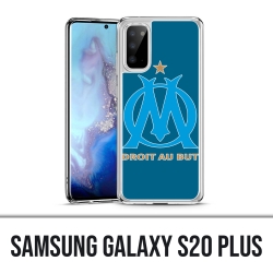 Coque Samsung Galaxy S20 Plus - Logo Om Marseille Big Fond Bleu