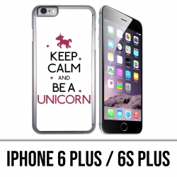 IPhone 6 Plus / 6S Plus Hülle - Bleib ruhig Einhorn Einhorn
