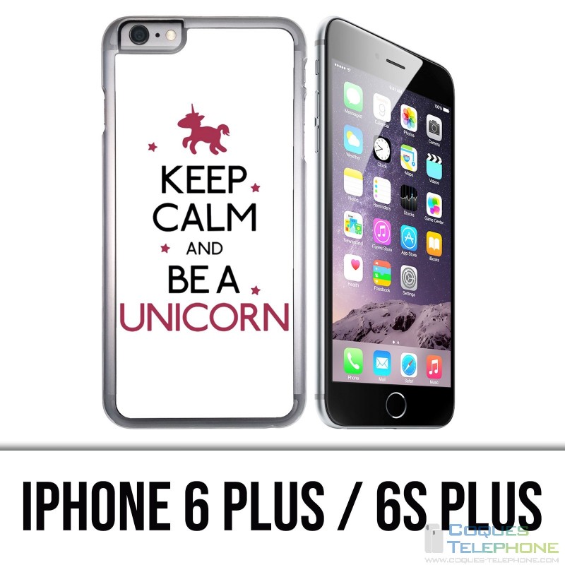 Funda para iPhone 6 Plus / 6S Plus - Keep Calm Unicorn Unicorn