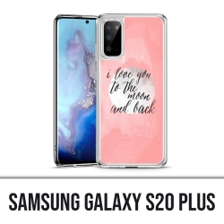 Funda Samsung Galaxy S20 Plus - Love Message Moon Back