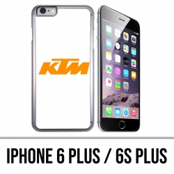 Custodia per iPhone 6 Plus / 6S Plus - Logo Ktm sfondo bianco