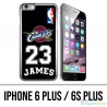 Coque iPhone 6 Plus / 6S Plus - Lebron James Noir