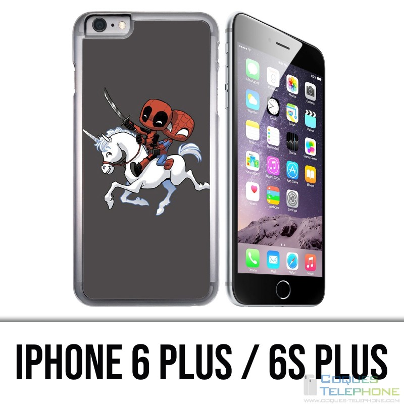 Custodia per iPhone 6 Plus / 6S Plus - Unicorn Deadpool Spiderman