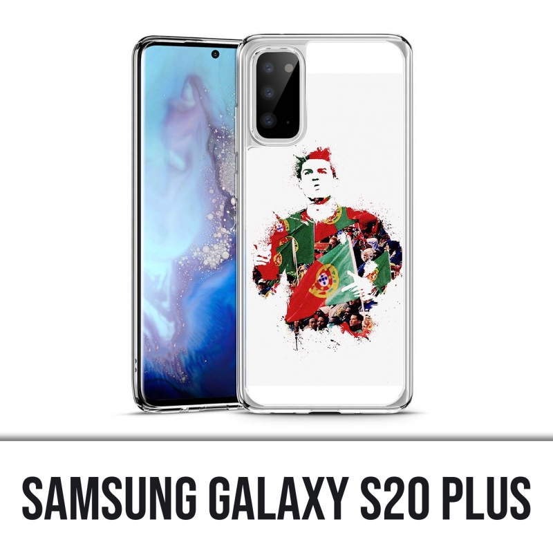 Samsung Galaxy S20 Plus case - Ronaldo Football Splash