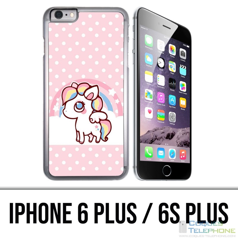 Funda para iPhone 6 Plus / 6S Plus - Unicornio Kawaii