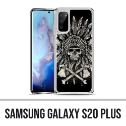 Custodia Samsung Galaxy S20 Plus - Testa di teschio con piume