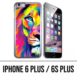 Coque iPhone 6 PLUS / 6S PLUS - Lion Multicolore