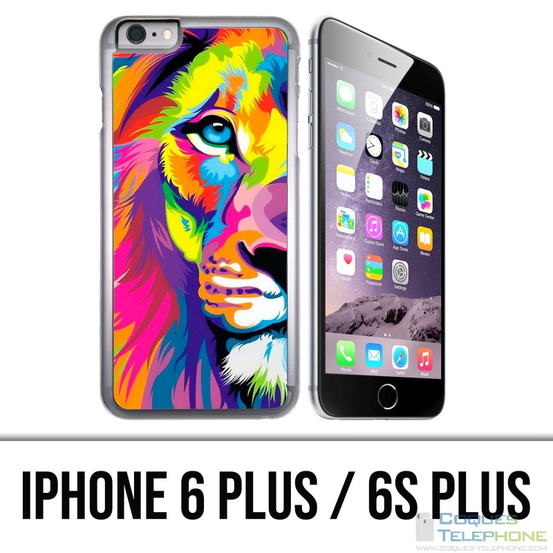 IPhone 6 Plus / 6S Plus Case - Multicolored Lion