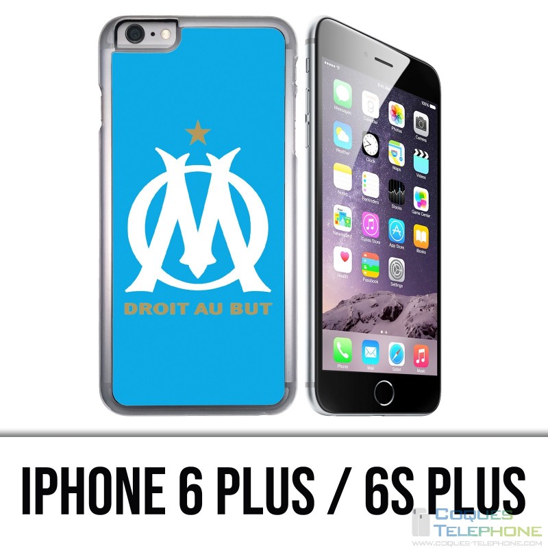 Custodia per iPhone 6 Plus / 6S Plus - Logo Om Marsiglia blu