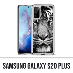 Samsung Galaxy S20 Plus Hülle - Schwarzweiss-Tiger