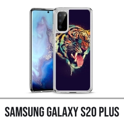 Coque Samsung Galaxy S20 Plus - Tigre Peinture