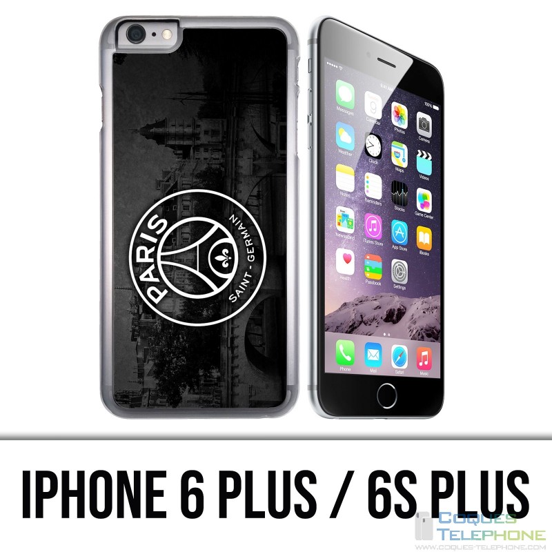 IPhone 6 Plus / 6S Plus Hülle - Logo Psg Schwarzer Hintergrund