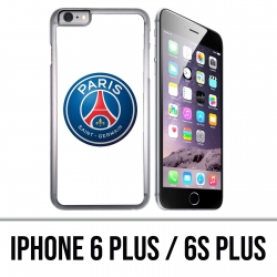 Custodia per iPhone 6 Plus / 6S Plus - Logo Psg sfondo bianco