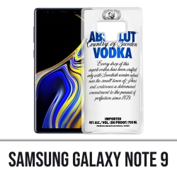 Coque Samsung Galaxy Note 9 - Absolut Vodka