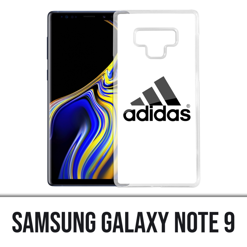 Coque Samsung Galaxy Note 9 - Adidas Logo Blanc