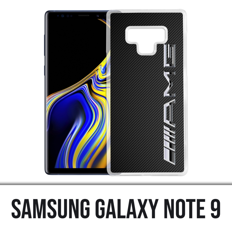 Custodia Samsung Galaxy Note 9 - Logo Amg Carbone