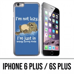 Coque iPhone 6 PLUS / 6S PLUS - Loutre Not Lazy