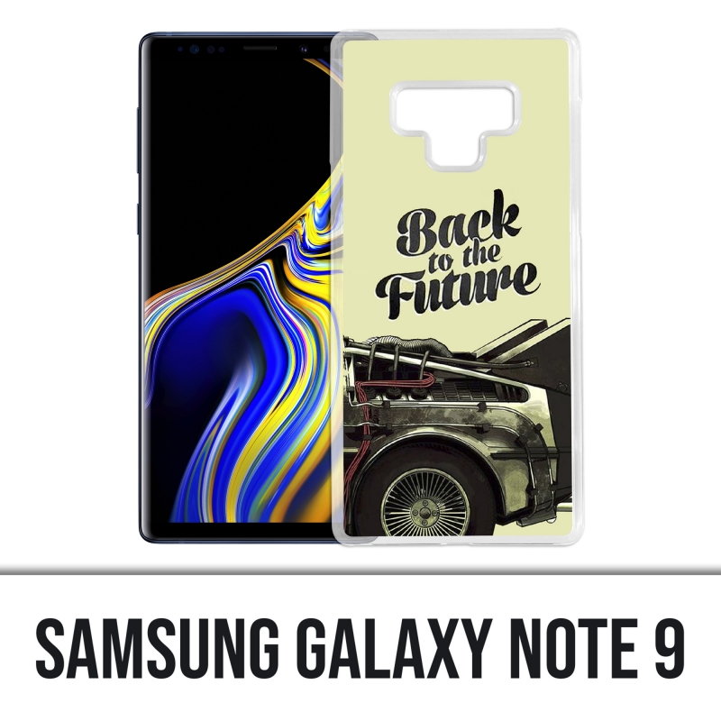Samsung Galaxy Note 9 case - Back To The Future Delorean