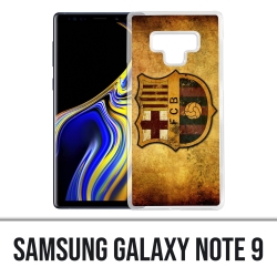 Coque Samsung Galaxy Note 9 - Barcelone Vintage Football