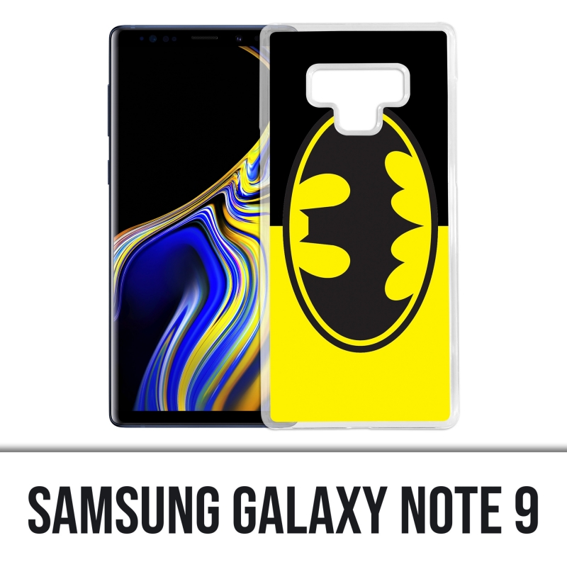 Funda Samsung Galaxy Note 9 - Batman Logo Classic Amarillo Negro