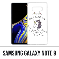 Coque Samsung Galaxy Note 9 - Bitch Please Unicorn Licorne