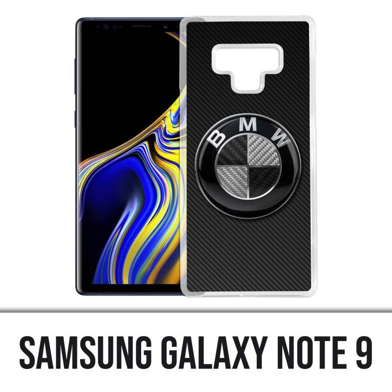 Custodia Samsung Galaxy Note 9 - Logo Bmw Carbon