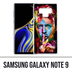 Samsung Galaxy Note 9 Hülle - Mehrfarbiger Bowie