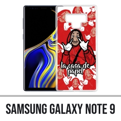 Funda Samsung Galaxy Note 9 - casa de papel cartoon
