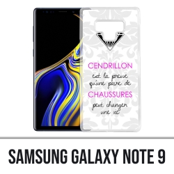 Custodia Samsung Galaxy Note 9 - Cinderella Quote