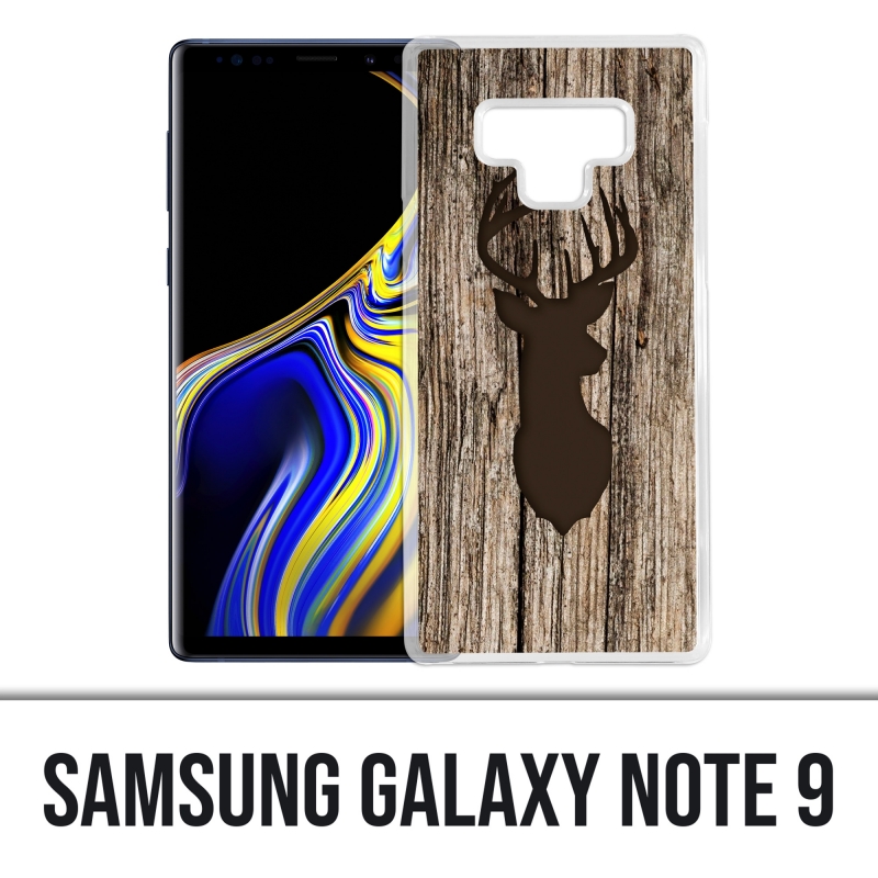 Coque Samsung Galaxy Note 9 - Cerf Bois