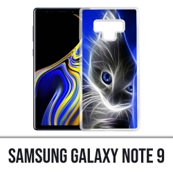 Coque Samsung Galaxy Note 9 - Chat Blue Eyes