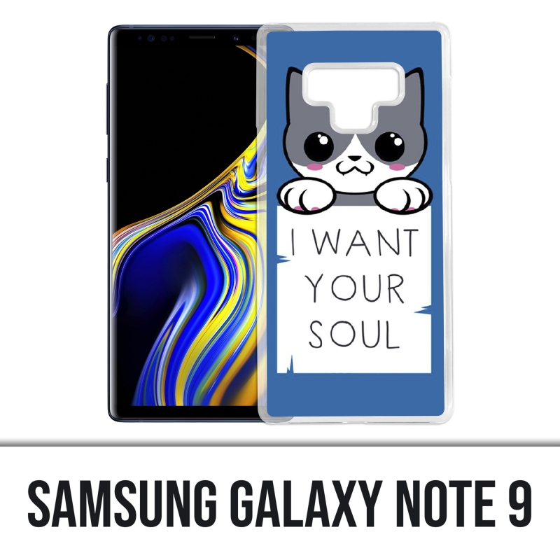 Coque Samsung Galaxy Note 9 - Chat I Want Your Soul