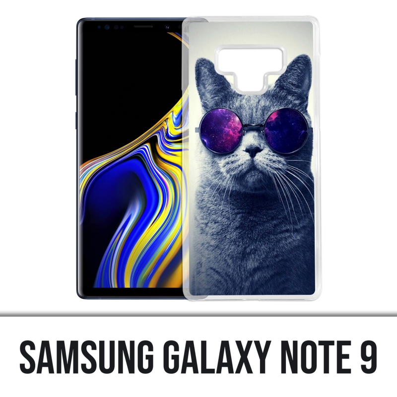 Samsung Galaxy Note 9 case - Cat Galaxy Glasses